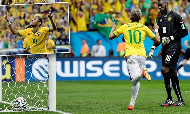 Neymar, Dua Golnya jadi `Tiket` Tembus 16 Besar